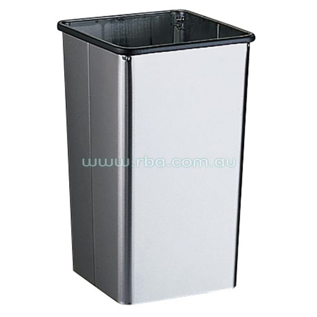 Bobrick B2260 Freestanding Waste Bin Open Top