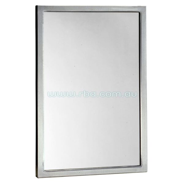 Mirror With Stainless Steel Angle Frame