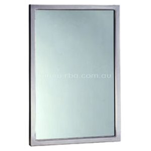 Mirror With Stainless Angle Frame