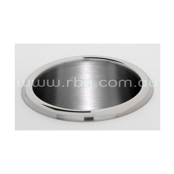 Circular Countertop-mounted Waste Chute - Stainless Steel B529