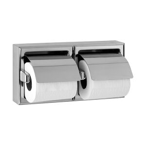 Bobrick Surface Mounted Double Toilet Roll Holder | Bright Polish | B6999 | RBA Group