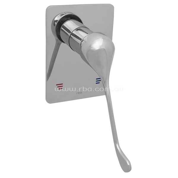Accessible Shower Mixer | Rectangle Plate