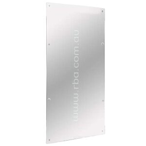 Reflective Polycarbonate Mirror. Correct Installation Meets the Requirements for AS1428.1.