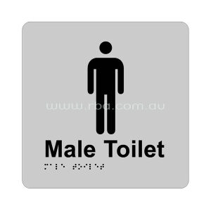 Braille & Tactile Sign -Male