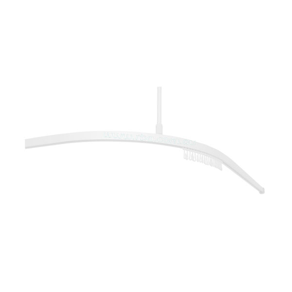 Shower Curtain Track, White Aluminium, 1200mm x 1200mm RBA4177-420