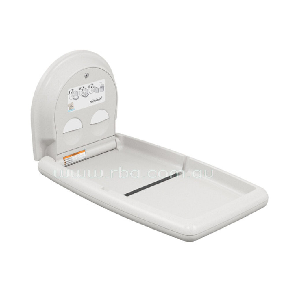 Koala Kare Vertical Baby Change Table, White Granite, KB30105 RBA Group