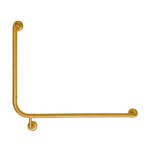 90° WC Grab Rail | Right Hand | Brushed Brass | RBA4805-911 | RBA Group