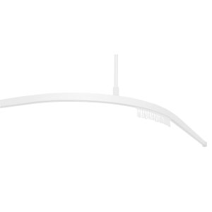 Shower Curtain Track, White Aluminium, 1635mm x 1635mm RBA4177-468