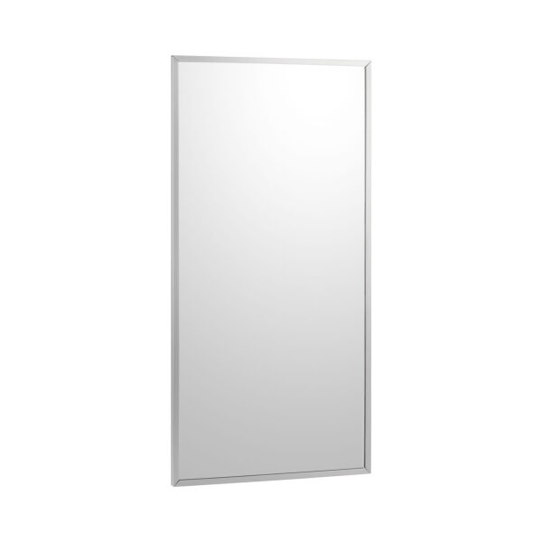 Mirror With Stainless Steel Channel Frame