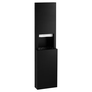 Bobrick 'Fino' Paper Towel Dispenser & Waste Bin | Matte Black | B9944.MBLK