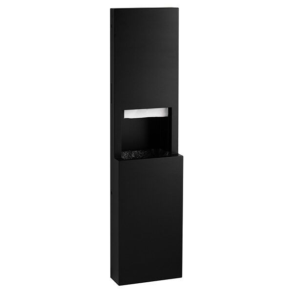Bobrick 'Fino' Paper Towel Dispenser & Waste Bin | Matte Black | B9944.MBLK