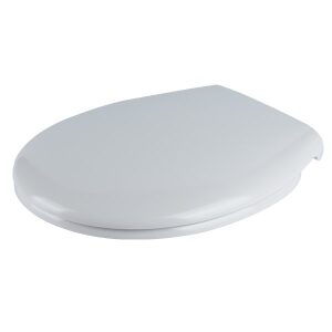 White Commercial Toilet Seat with Lid